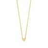 Halskette Pure, 18 Karat Gelbgold vergoldet-LEAF New