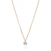 Halskette PURE Diamant, 18 Karat Rosegold-LEAF New