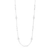 Halskette Pure mit Süßwasserzuchtperlen, 925 Sterlingsilber-LEAF Fashion