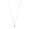 Halskette Rain Drop, Perle, 925 Sterlingsilber-LEAF Fashion