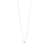 Halskette Round mit Perle, 925 Sterlingsilber-LEAF Outlet