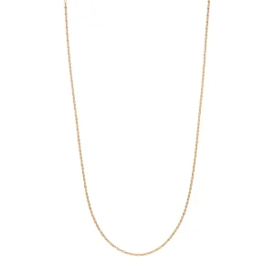Halskette Shiny Twist, 14 Karat Rosegold-LEAF Fashion