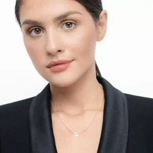 Halskette Star, 14 Karat Gelbgold-LEAF Sale