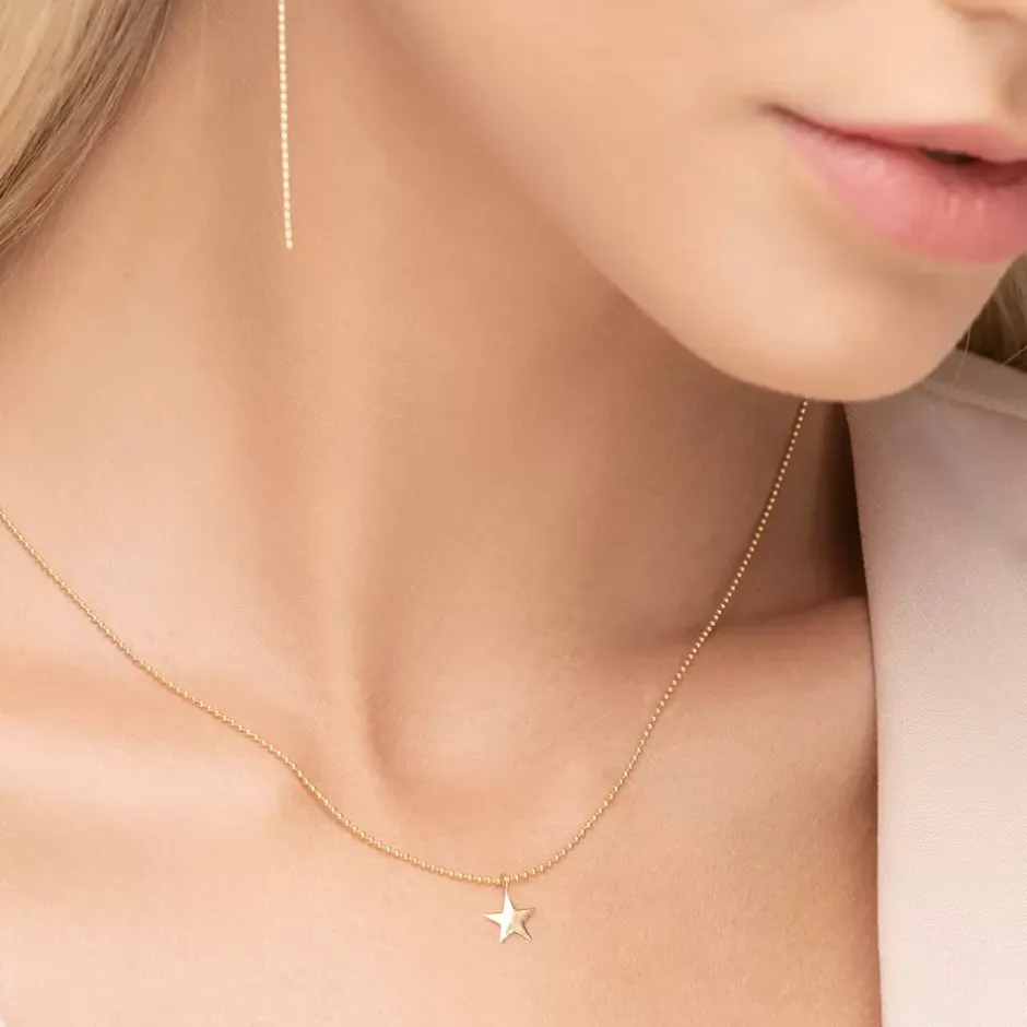 halskette_star__karat_gel_2.webp Halskette STAR, 14 Karat Gelbgold-LEAF New