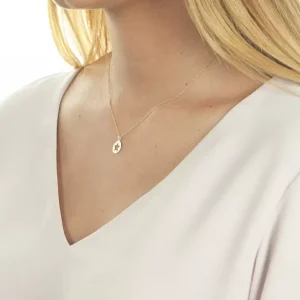 Halskette Star, 14 Karat Rosegold-LEAF Clearance