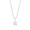 Halskette STAR, 14 Karat Weißgold-LEAF Best