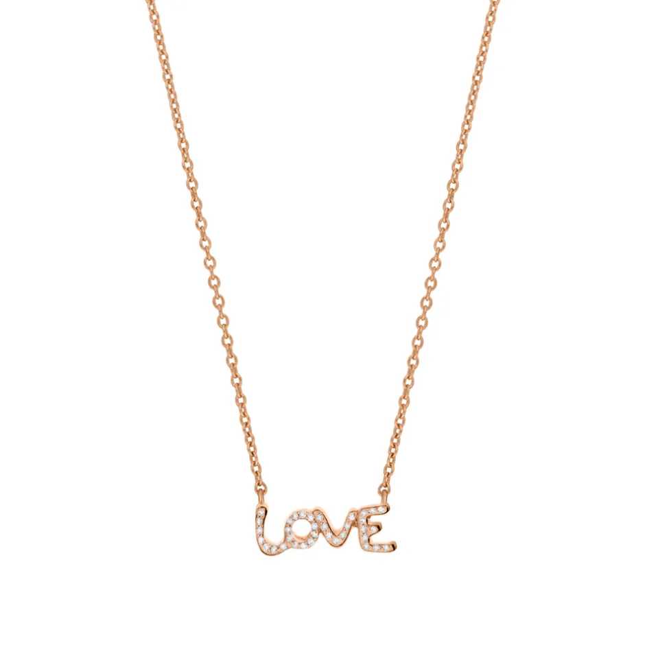 halskette_tiny_love_mit_d_0-1.webp Halskette TINY LOVE mit Diamanten, 14 Karat Rosegold-LEAF Fashion