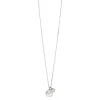 Halskette Two Drop, 925 Sterlingsilber, Perle/Bergkristall-LEAF Best