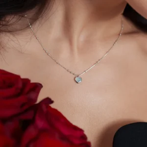 Halskette Valentine, 18 Karat Rosegold vergoldet-LEAF Best