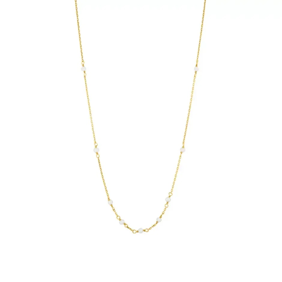 halskette_white_pearls__k_0.webp Halskette White Pearls, 14 Karat Gelbgold-LEAF Fashion