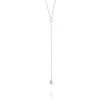 Halskette Y-PURE Diamant, 18 Karat Weißgold-LEAF Outlet