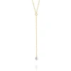 Halskette Y-PURE Diamant, 18 Karat Gelbgold-LEAF Sale