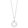Halskette Zirkonia Flower, 925 Sterlingsilber-LEAF Best