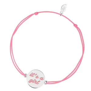Kids Glücksarmbändchen "it´s a girl", 925 Sterlingsilber, Kids-LEAF Online