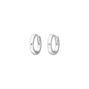Mini-Klappcreolen, 925 Sterlingsilber-LEAF Hot