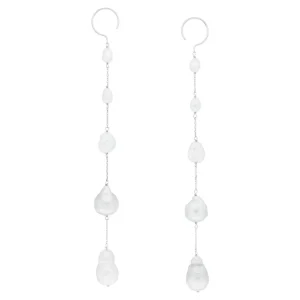 Ohrhänger Barock Pearls, 14 Karat Weißgold-LEAF Clearance