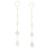 Ohrhänger Barock Pearls, 14 Karat Gelbgold-LEAF New