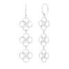 Ohrhänger Clover Charm, 925 Sterlingsilber-LEAF Sale