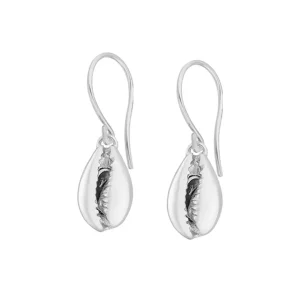 Ohrhänger Cowrie Shell, 925 Sterlingsilber-LEAF Discount