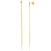 Ohrhänger Glamour, Blue/White Topas, 18 K Gelbgold vergoldet-LEAF New