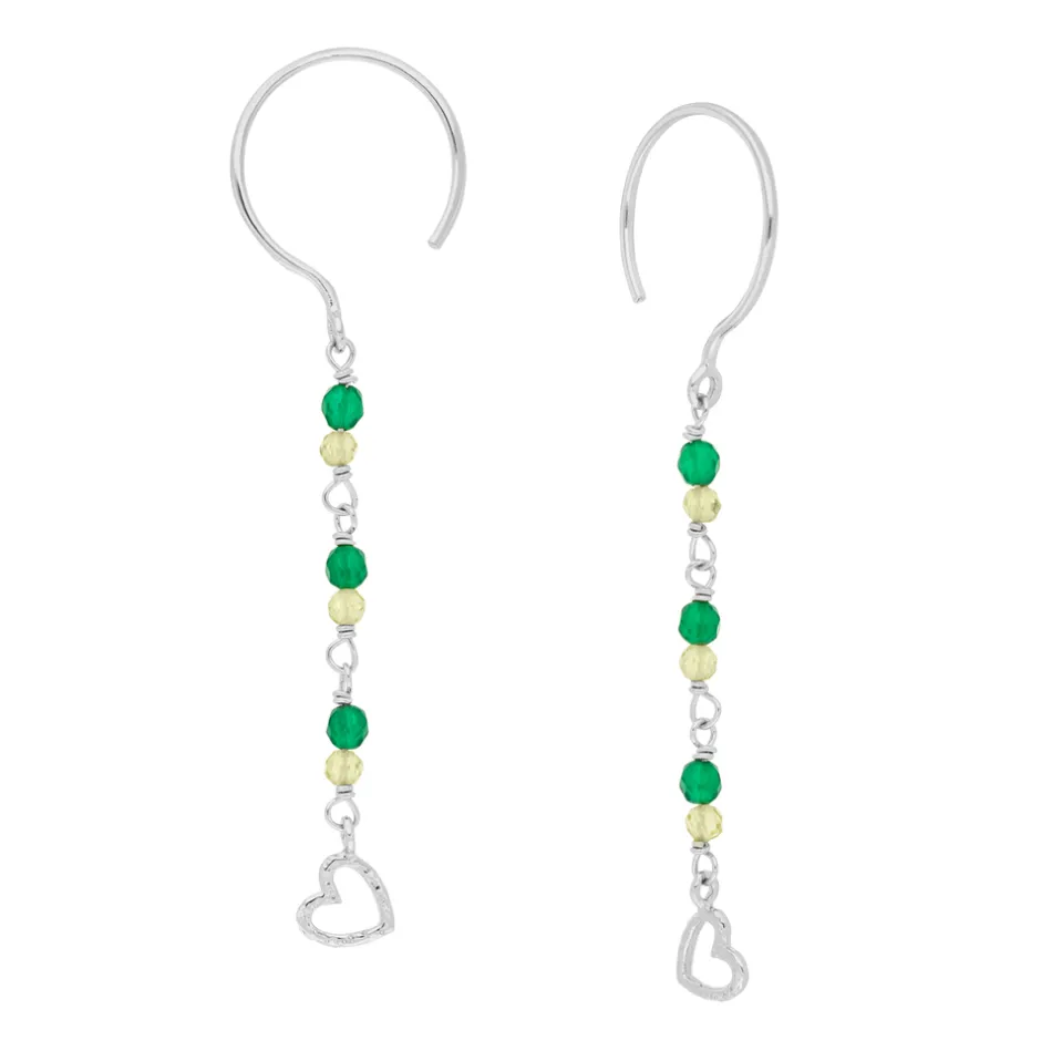 ohrhnger_grner_achat__ste_0.webp Ohrhänger Grüner Achat, 925 Sterlingsilber-LEAF New