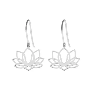 Ohrhänger Lotus, 925 Sterlingsilber-LEAF Hot