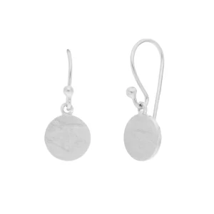 OhrhÀnger PlÀttchen klein, 925 Sterlingsilber-LEAF Outlet