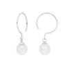 Ohrhänger Single Pearls, 14 Karat Weißgold-LEAF Best