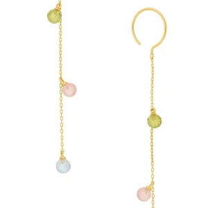 Ohrhänger Sweet Gems, 14 Karat Gelbgold-LEAF New