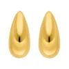 Ohrstecker Big Drop, 18 K Gelbgold vergoldet-LEAF Online