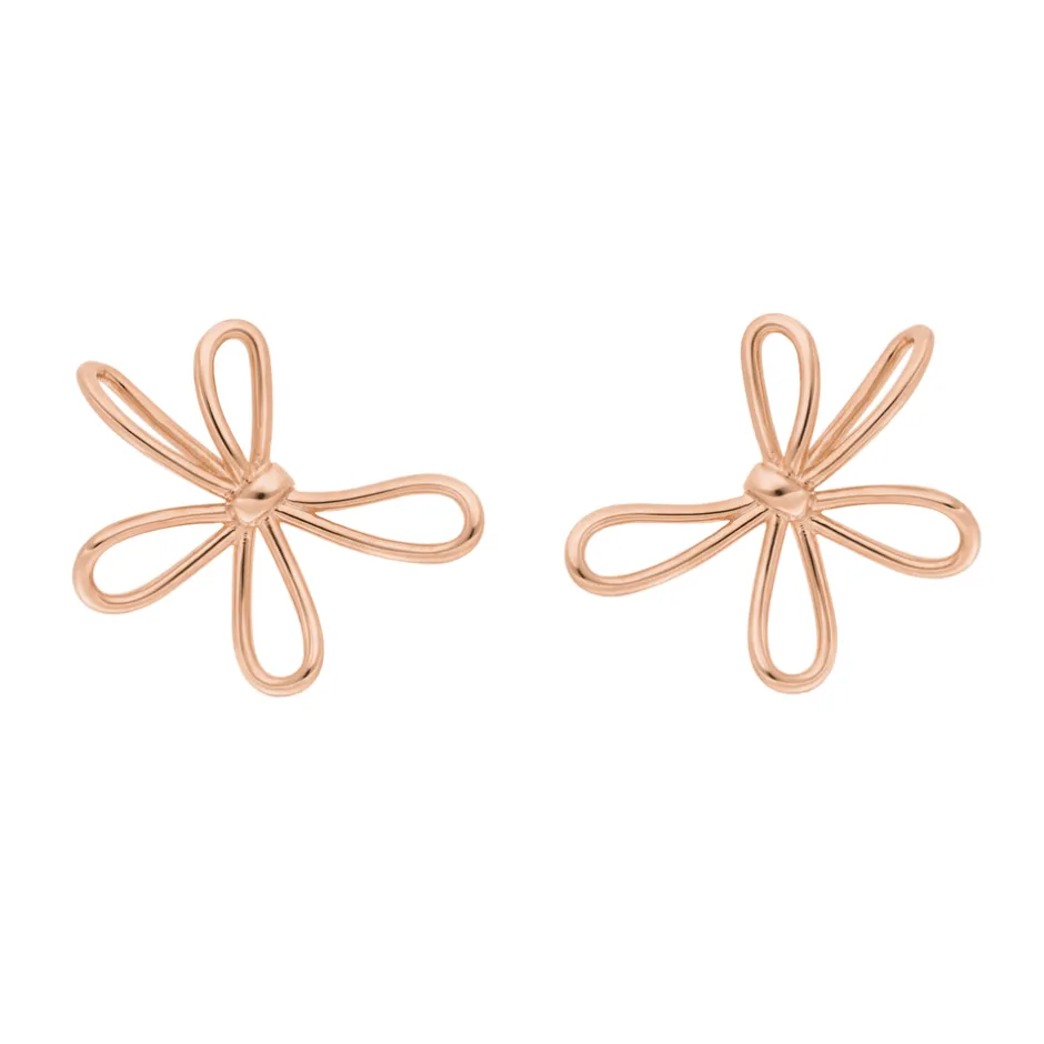ohrstecker_blossom_gro__k_0-1.webp Ohrstecker Blossom, groß, 18 K Rosegold vergoldet-LEAF Online