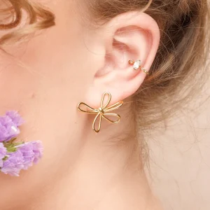 Ohrstecker Blossom, groß, 925 Sterlingsilber-LEAF Hot
