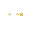 Ohrstecker Bubble, 18 K Gelbgold vergoldet-LEAF Outlet