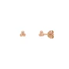 Ohrstecker Bubble, 18 K Rosegold vergoldet-LEAF Fashion