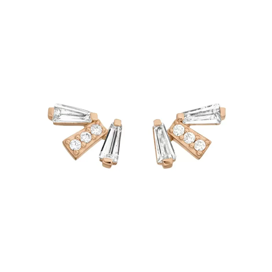 ohrstecker_crystal__k_ros_1.webp Ohrstecker CRYSTAL, 18 K Rosegold vergoldet-LEAF New