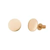 Ohrstecker Disc 8 mm, 14 Karat Rosegold-LEAF Outlet