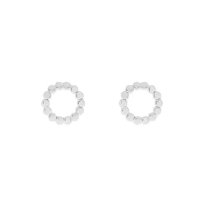 Ohrstecker Kugelring, 925 Sterlingsilber-LEAF Best