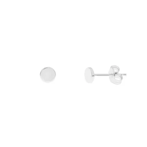 Ohrstecker MINI, Rund, 925 Sterlingsilber-LEAF Outlet