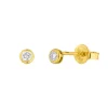 Ohrstecker MY FIRST DIAMOND, 18 Karat Gelbgold-LEAF Sale