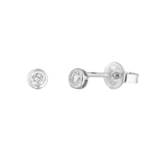 Ohrstecker MY FIRST DIAMOND, 18 Karat Weißgold-LEAF Clearance