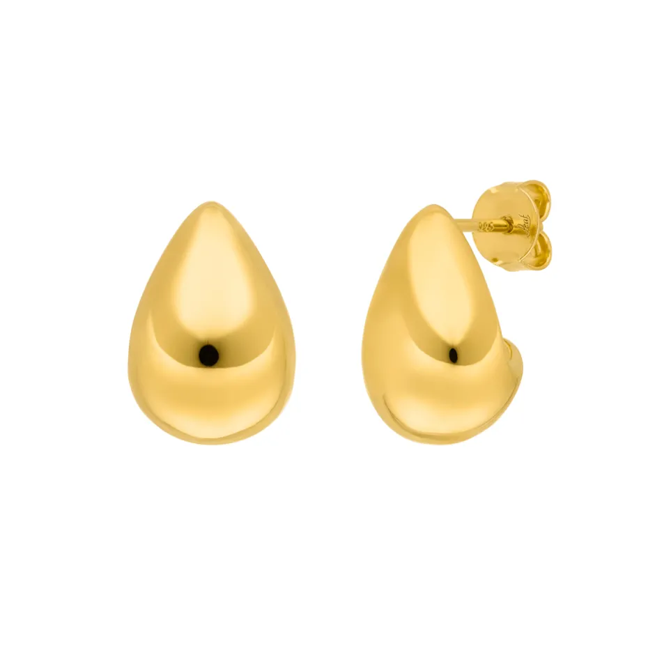 ohrstecker_one_drop__k_ge_1.webp Ohrstecker One Drop, 18 K Gelbgold vergoldet-LEAF New