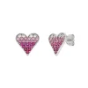 Ohrstecker Pink Valentine, 925 Sterlingsilber-LEAF Hot