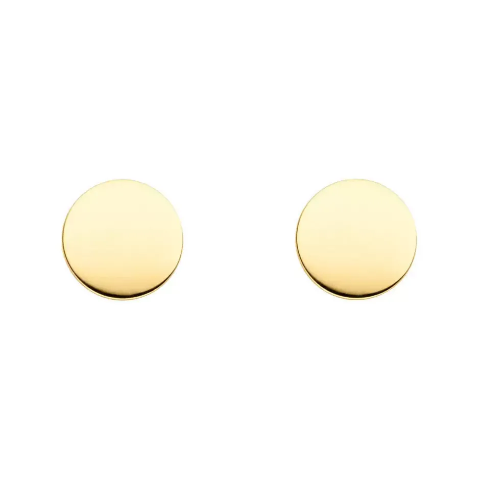 ohrstecker_plttchen__cm_p_0.webp Ohrstecker Plättchen 0,8 cm poliert, 18 K Gelbgold vergoldet-LEAF Online