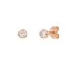 Ohrstecker Pure, 18 K Rosegold vergoldet-LEAF Best