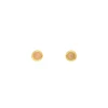 Ohrstecker Pure Peach Mondstein, 3mm, 18 K Gelbgold vergoldet-LEAF Sale