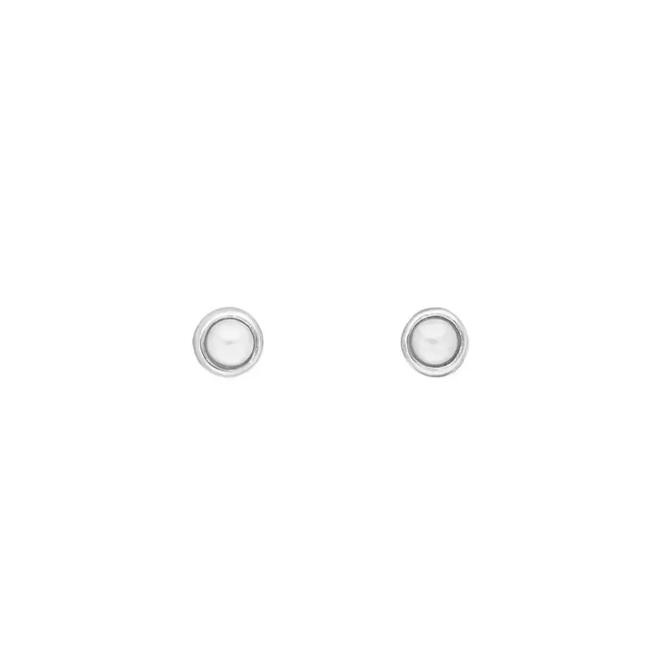 ohrstecker_pure_perle_mm__0.webp Ohrstecker Pure Perle, 3mm, 925 Sterlingsilber-LEAF Online