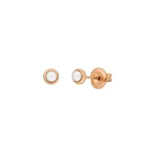 Ohrstecker Pure Perle, 3mm, 18 K Rosegold vergoldet-LEAF Online