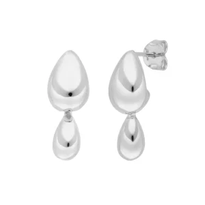 Ohrstecker Two Drops, 925 Sterlingsilber-LEAF Online