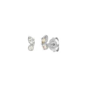 Ohrstecker Two Gems, Blauer Topas, 925 Sterlingsilber-LEAF Fashion