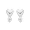 Ohrstecker Two Hearts, 925 Sterlingsilber-LEAF Online